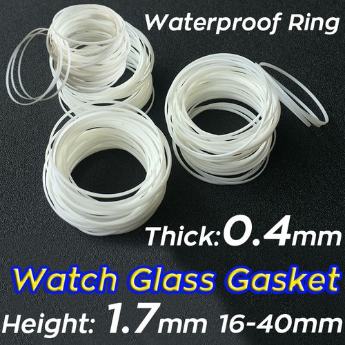 White watch gasket crystal - white,